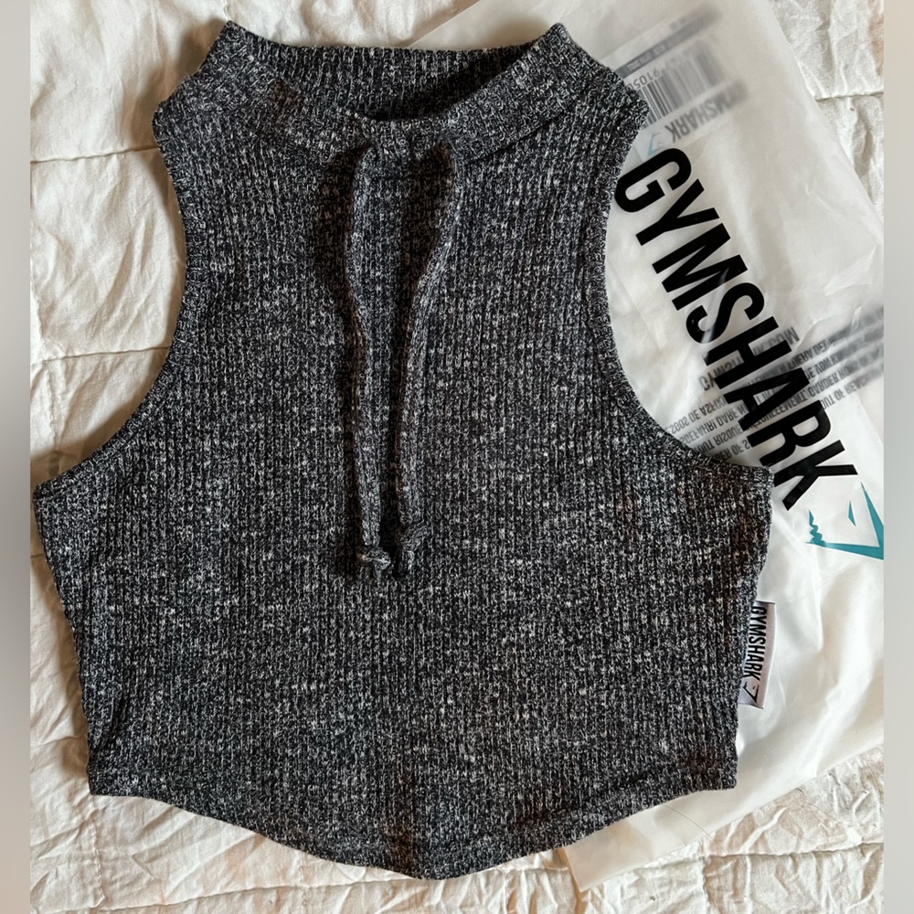 Gymshark ribbed crop racerback tank